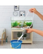 Grey aquarium siphon pipe
